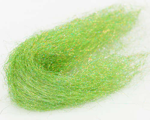 Dyed Holo Angel Hair, Chartreuse UVR / 18